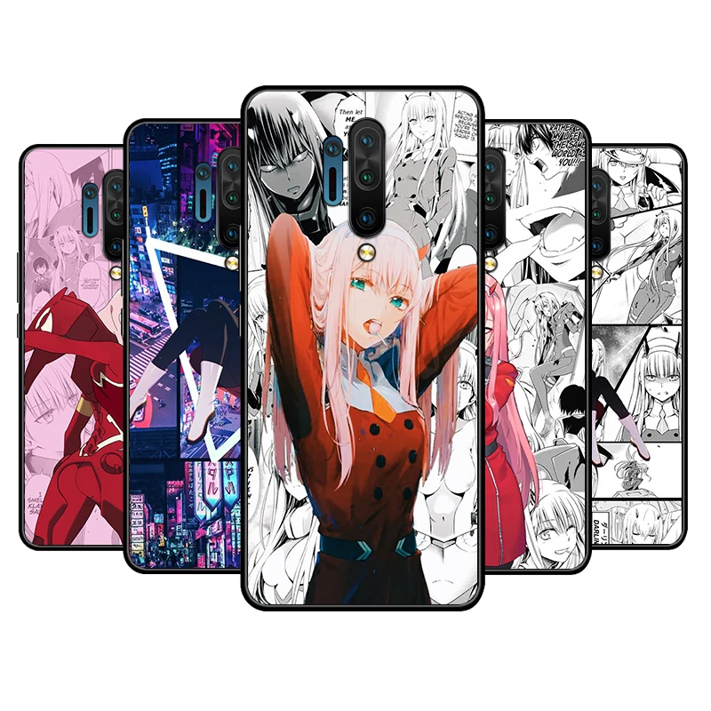 

Phone Case For OnePlus Nord 2 CE N100 N10 9R 9 8T Plus 8 7T 7 Pro 5G 6 6T 5T Anime Darling in the FranXX Black Soft Cover