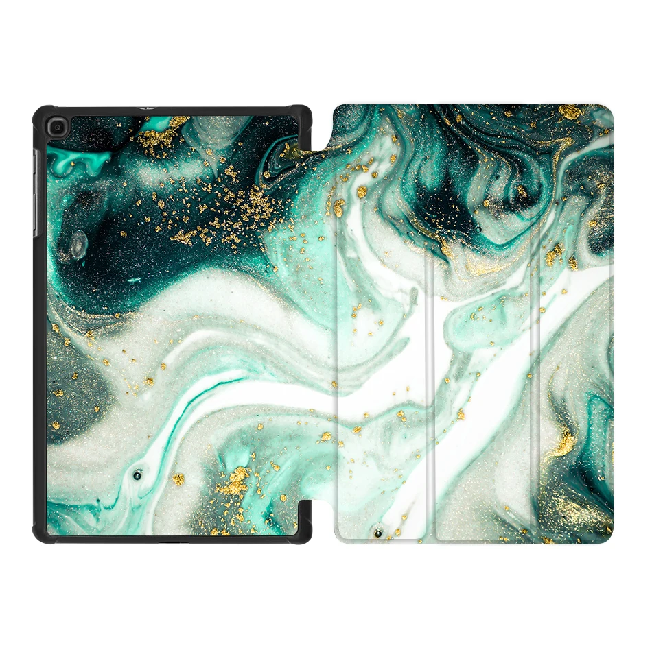 SS06 Чехол MTT для samsung Galaxy Tab A, 10,1 дюймов, SM-T510, T515, с мраморным принтом, тонкий, из искусственной кожи, откидной, откидной, с подставкой, чехол для планшета - Цвет: SS06