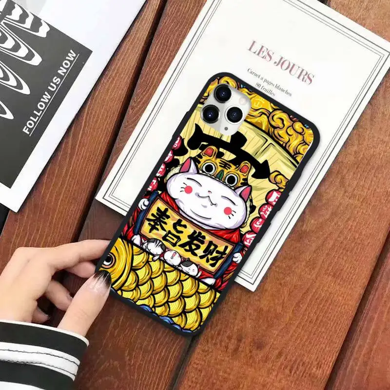 

Chinese trend lucky beast happy new year Phone Case for iPhone 11 12 pro XS MAX 8 7 6 6S Plus X 5S SE 2020 XR