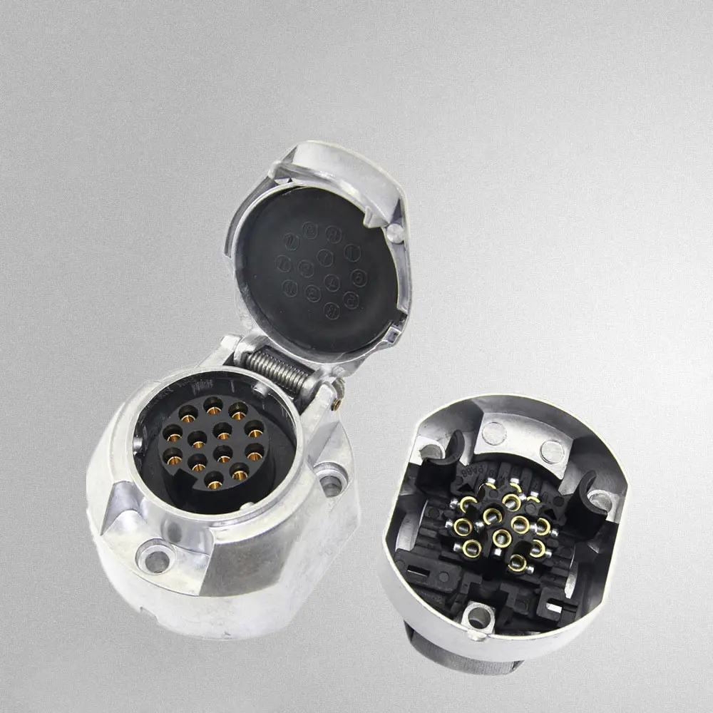 12V 13Pin караван соединители муфты 13 Pin металлический прицеп розетки Лодка Трейлер