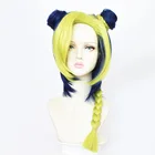 Парики для косплея Джоджо Необычные приключения Джоджо, искусственные волосы Cujoh Kujo Peluca, аниме Jojo No Kimyou Na Bouken, с косичками