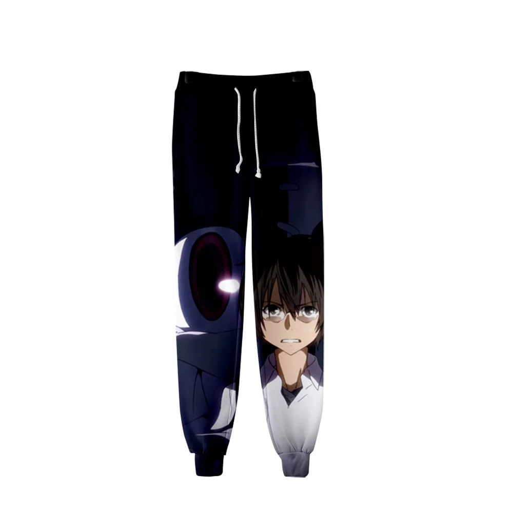 

GLEIPNIR Trousers Printed Men Women Streetwear Pants Threaded comfortable Sweatpants Harajuku Bunched Leg Pants