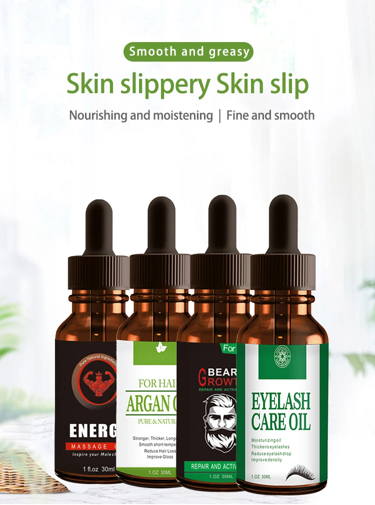 УОНОФО 30 мл 100% органическое масло для бороды Рост волос и ресниц Длиннее тело мышцы Продукты Спрей Рост Эссенциал он.