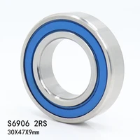 5pcs s6906rs bearing 30479 mm abec 3 440c stainless steel s 6906rs ball bearings 6906 stainless steel ball bearing