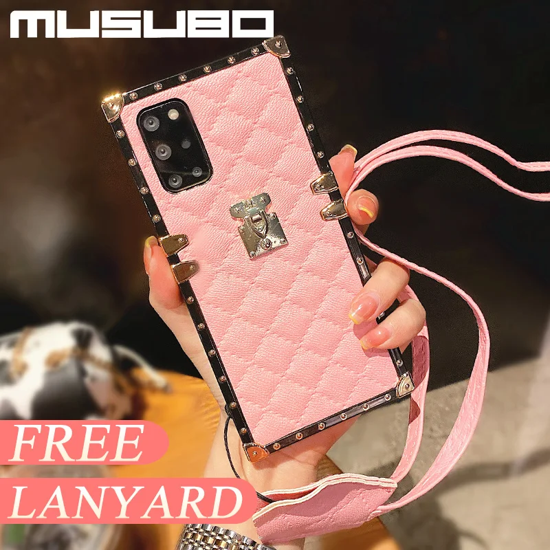 

Musubo Luxury Case For Samsung Galaxy A71 A51 A52S A53 Lanyard Crossbody Cord Rope Cover S22 S23 Ultra S20FE Note 20 10 Plus A21