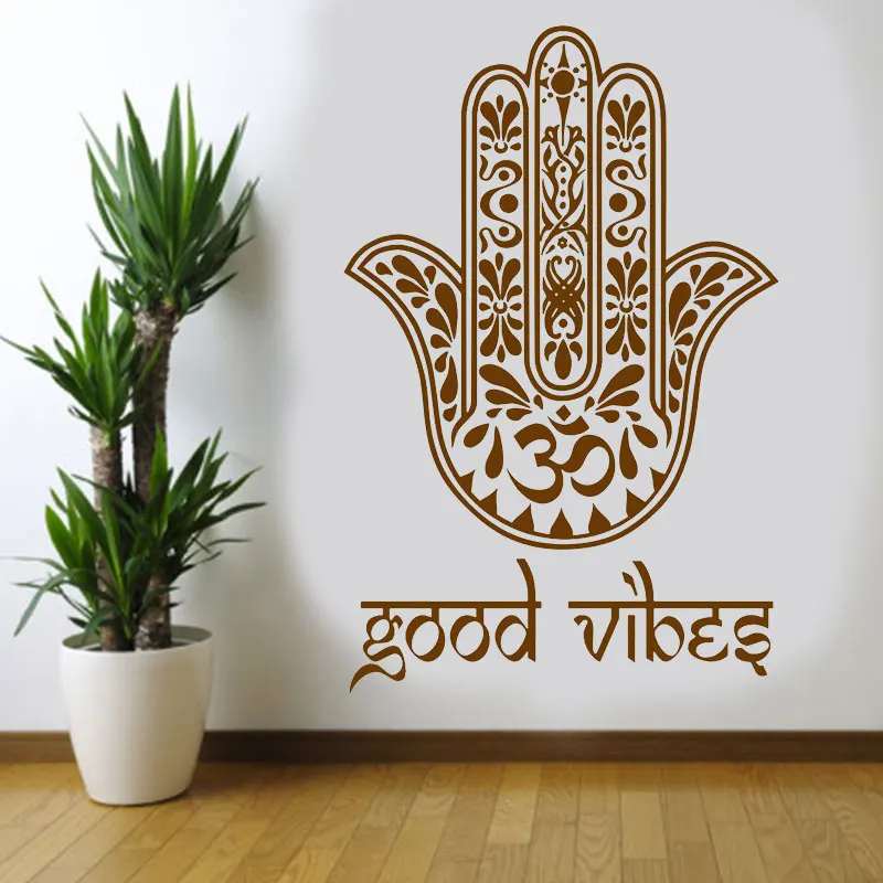 Креативный дизайн Hamsa ручная Йога планшетофон Будда с названием настенная