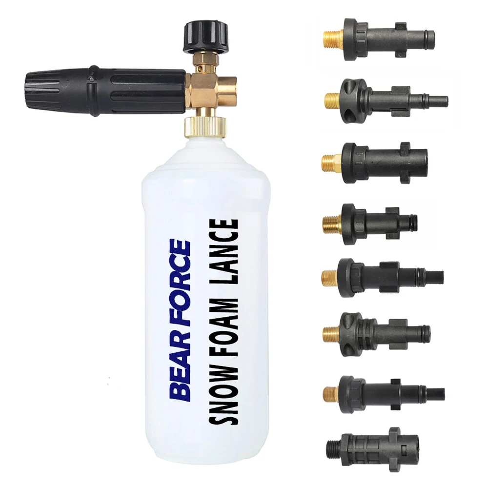 

Foam Nozzle Snow Foam Lance Foam Bottle Sprayer for Karcher Bosch Interskol Elitech Nilfisk Huter Stihl Pressure Washer Car Wash