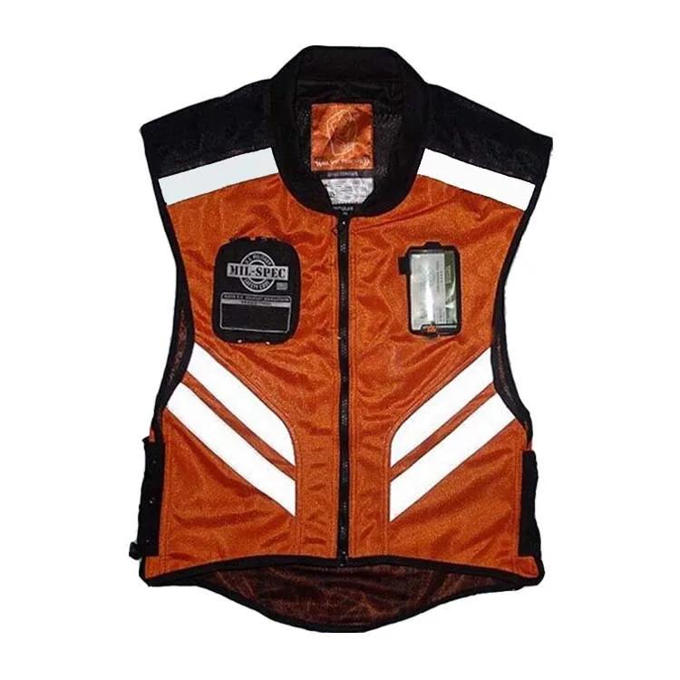 

Men's motorcyclists breathable riding vest safety reflective clothing traffic police clothing motorcycle jacket racing equipment