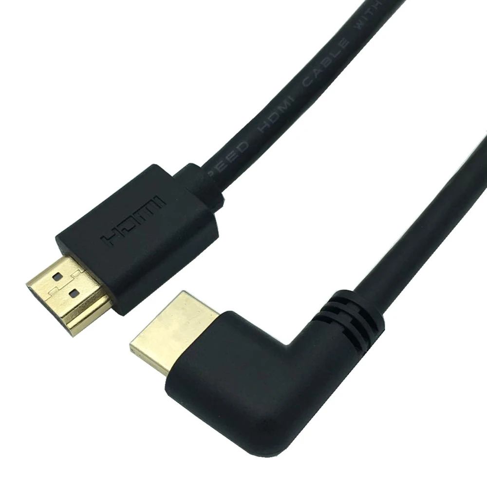 

HDMI 2.0V 4K*2K @60HZ ,HDMI Male to HDMI Male Left Angled Cable 0.15m