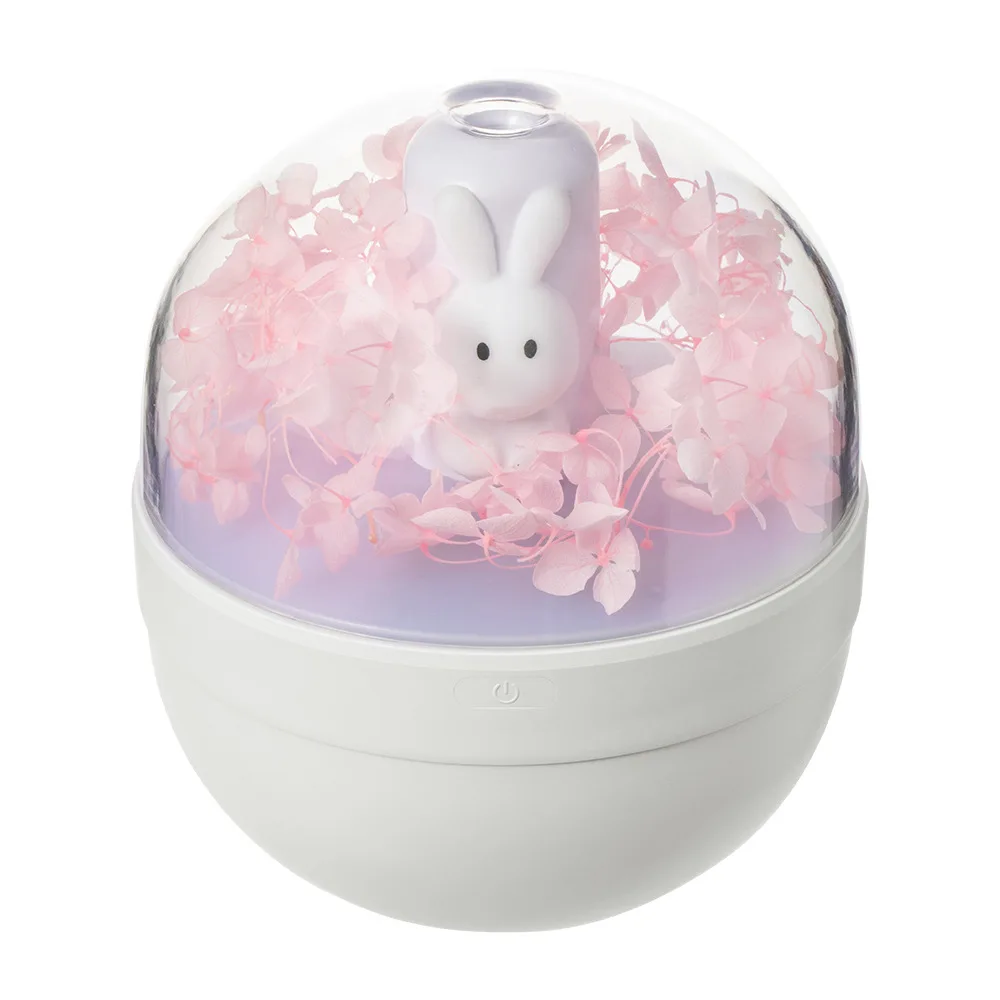 Фото Беспроводной увлажнитель воздуха Sweet Rabbit, ультразвуковой увлажнитель воздуха с USB, Аромалампа для ароматерапии романтичного цвета для дома №3