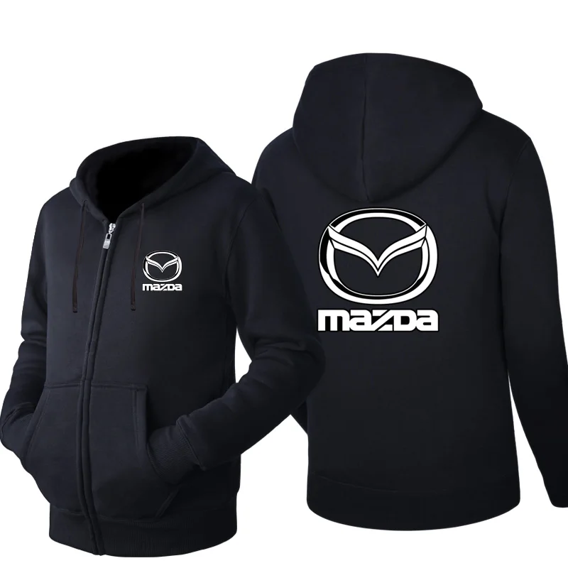 

FORD fashion Men's hoodie Fashion Outwear Jacket Zipper Hooded High Quality hip hop Harajuku Casual Hoody sweatshirts