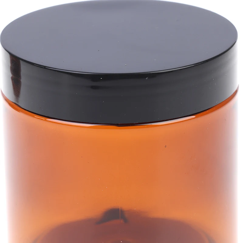 200ml Amber Brown Cosmetic Face Cream Bottles Lip Balm Sample Container Jar Pot Home Organization Jewelry Storage Organizer |