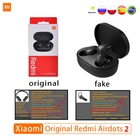 Оригинальные наушники Redmi Airdots 2 Xiaomi Airdots 2 TWS, настоящие беспроводные Bluetooth наушники с микрофоном, наушники-вкладыши с автоматической связью и управлением ии