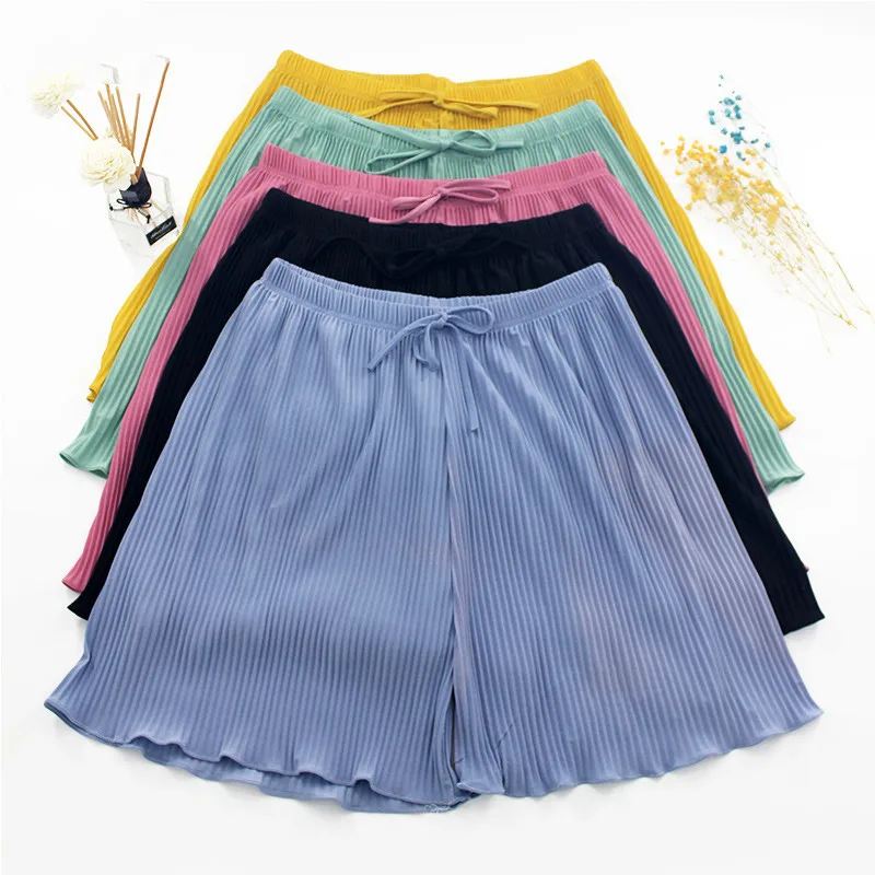 Женские штаны с высокой талией и кисточками Летние Повседневные Дышащие Широкие