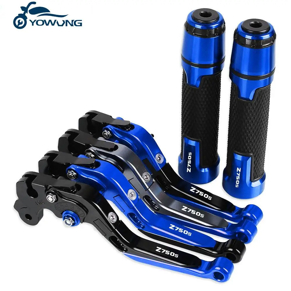

Z750S 2006 2007 2008 рычаги тормозной муфты для мотоцикла с ЧПУ ручки руля ручки захвата концы для KAWASAKI Z750S 2006 2007 2008
