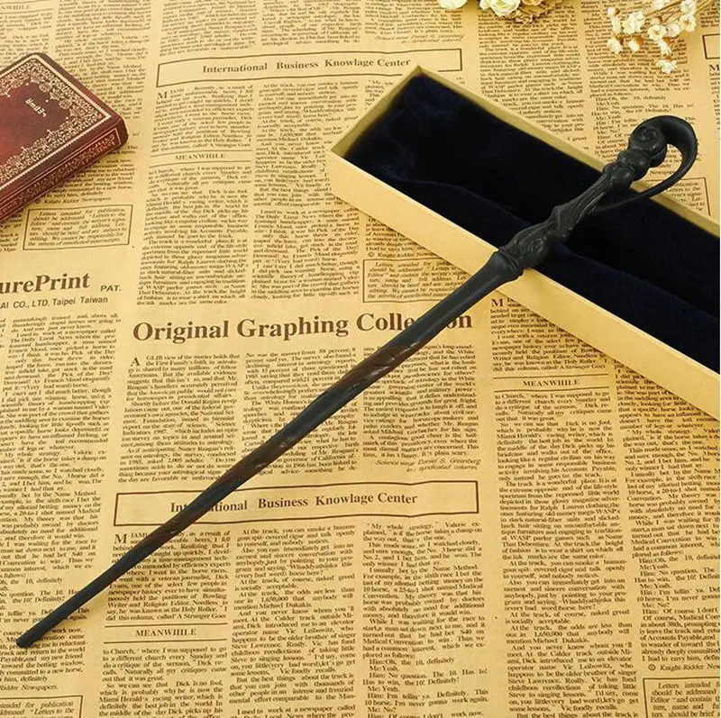 Оригинальная версия металлический сердечник Deluxe COS Colsplay Core Luna Voldemort Гермиона Волшебная волшебная палочка подарочная упаковка