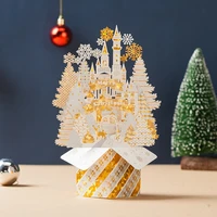 novelty 3d merry christmas cards for holiday xmas new year greeting cardfor kids wife women husband gift special message card