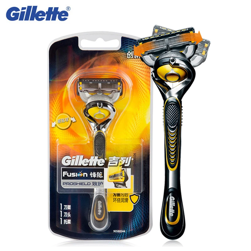 Gillette-maquinilla de afeitar Fusion Proshield Original para hombre, afeitadora Manual de seguridad,...