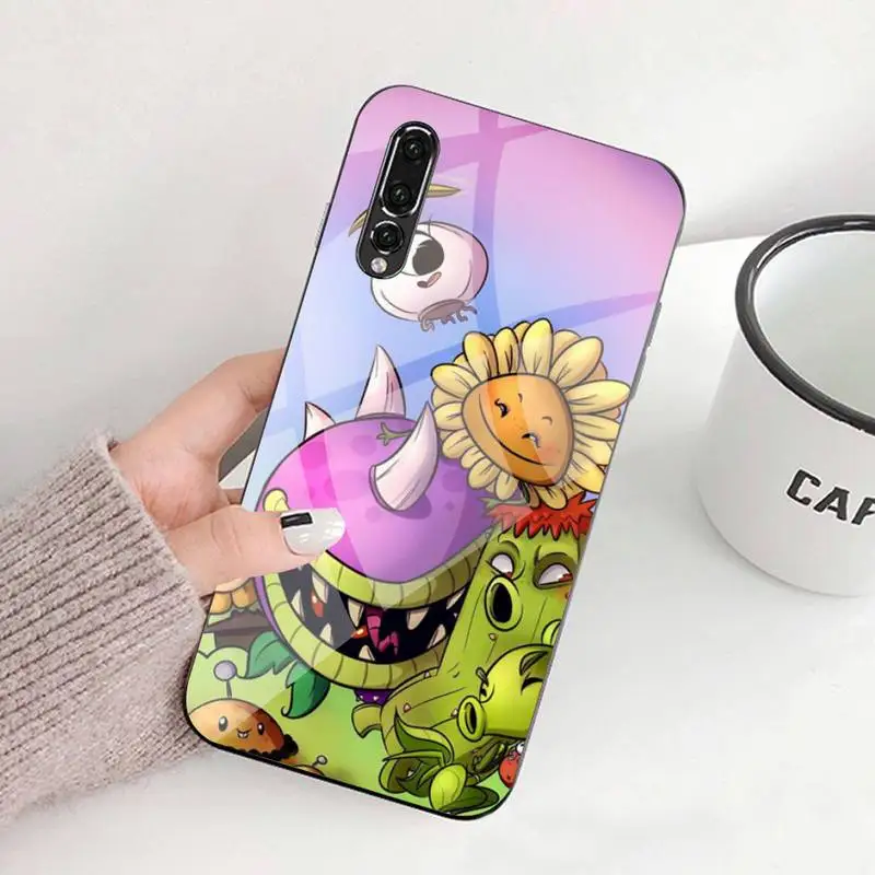 

0 Plants Vs. Zombies Phone Case Tempered Glass For Huawei P20 30 40 Pro Mate 20x 30 40 Pro Nova6 7 Honor 9X 10
