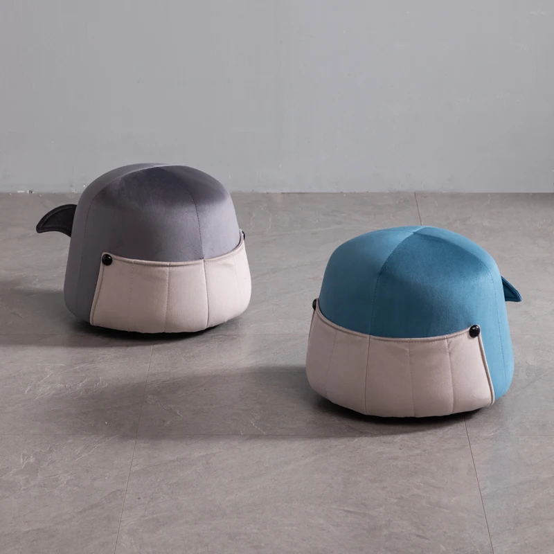 Plywood small stool children's round shoe changing sofa foot low household |