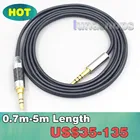 Черный 99% чистый кабель для наушников PCOCC для звуковой техники ATH-WS660BT WS990BT WS1100iS ATH-M50xBT SR50 SR50BT LN007125