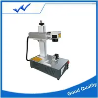 Split Type 20W 30W 50W Fiber Laser Marking Machine for Powder Coated Stainless Steel Metal Cup Knife Fork Engrave