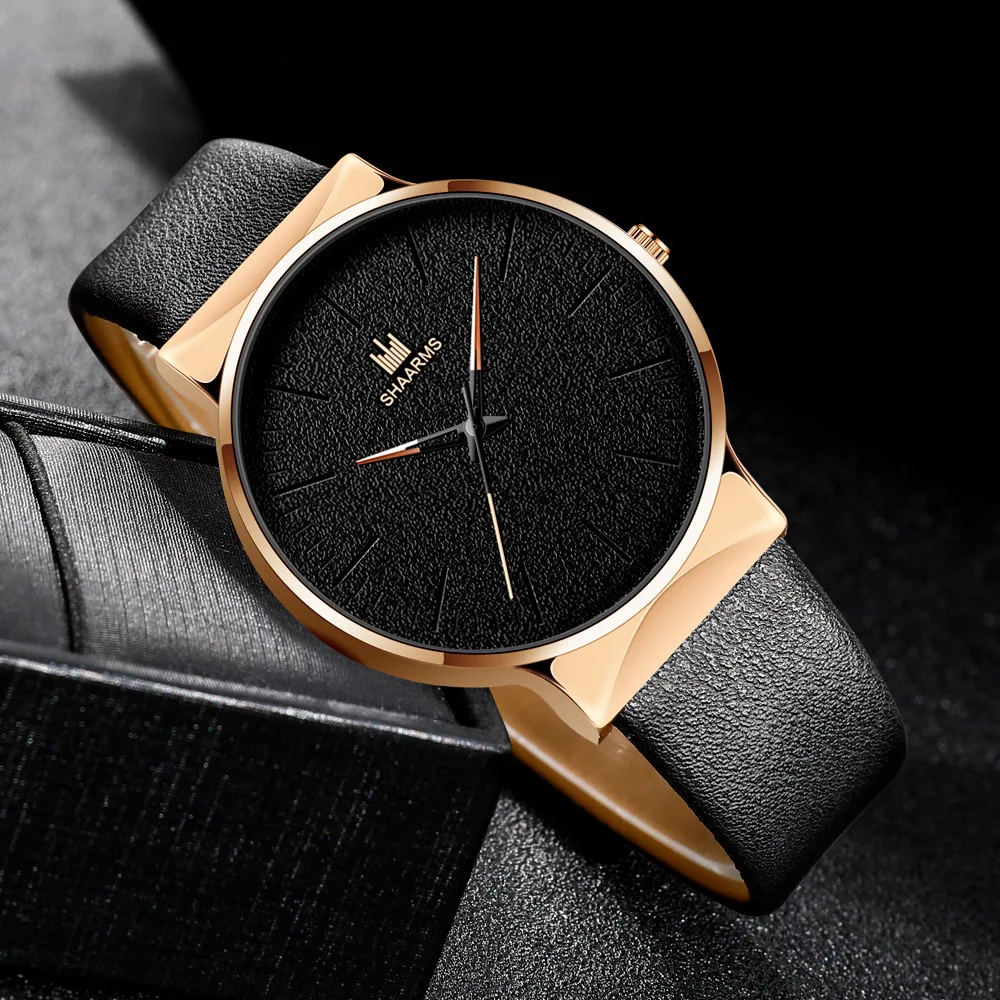 Мужские кварцевые наручные часы s роскошные кожаные Наручные для отдыха relogio