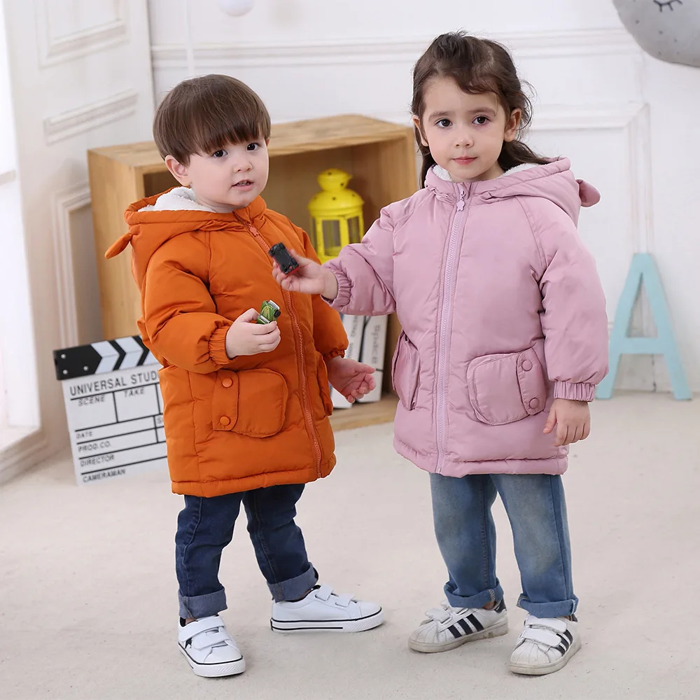 Детская зимняя куртка коллекция 2019 года повседневное пуховое хлопковое пальто с