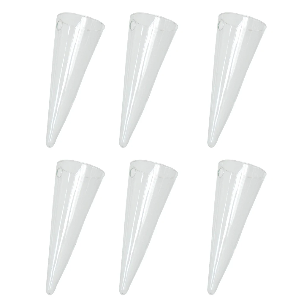 6X конусная подвесная стеклянная ваза бутылка горшок Террариум цветочный