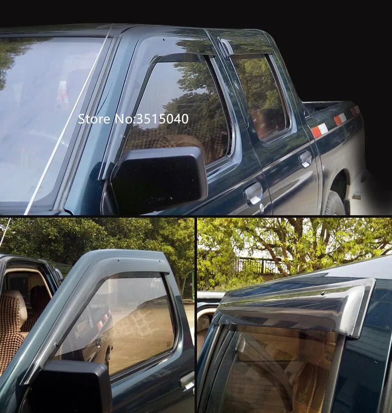 Автомобильный Стайлинг двери окна ветрозащитный козырек молдинг защита от Дождя