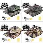 1:32 Военная война RC боевой танк тяжелая большая Интерактивная Игрушечная машина с дистанционным управлением