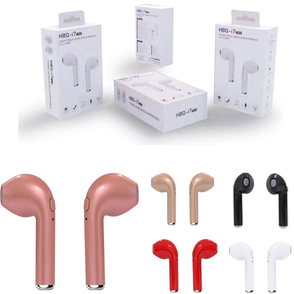 Двойные Bluetooth наушники вкладыши мини беспроводные звонки с микрофоном для IPhone