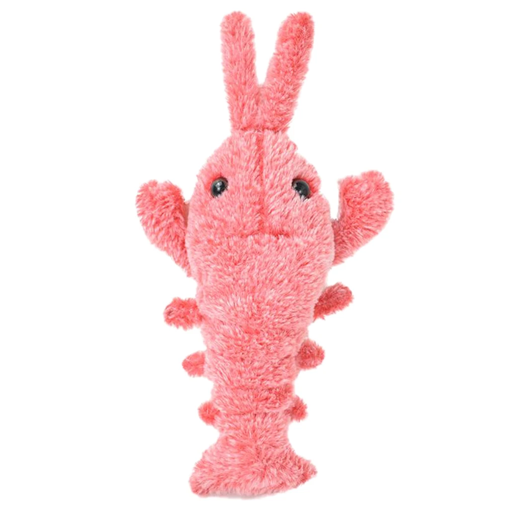 

Electric Pet Cat Interactive Toy Flopping Wagging Lobster Toy Cat Kicker