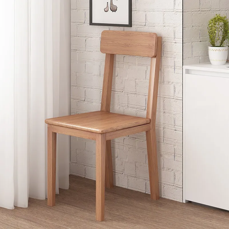 Скандинавский стиль домашний обеденный стол из цельного дерева и стул набор