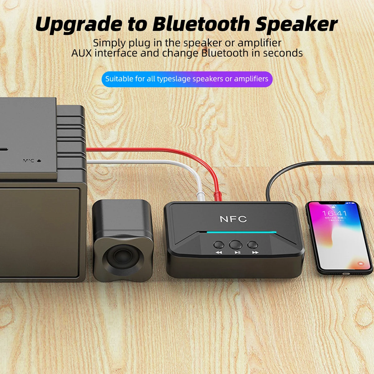 ANMONE Bluetooth приемник 5.0 беспроводной Auido музыка 3 5 мм RCA APTX LL низкая задержка домашняя