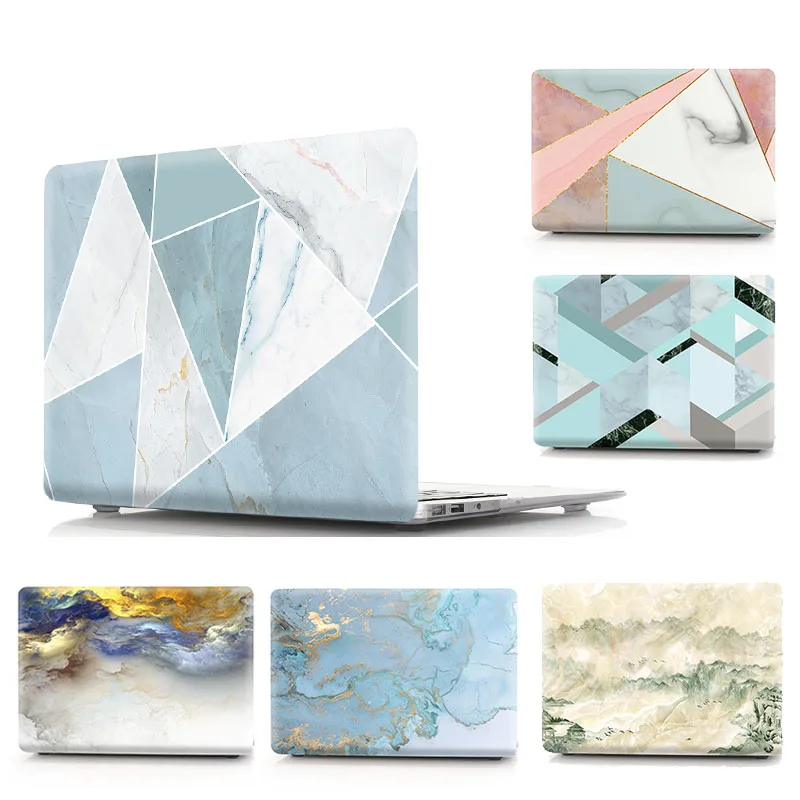 Marble Laptop Case For MacBook Pro 13 15 Touch Bar Hard PVC Protection Funda Mac Book Cover | Компьютеры и офис