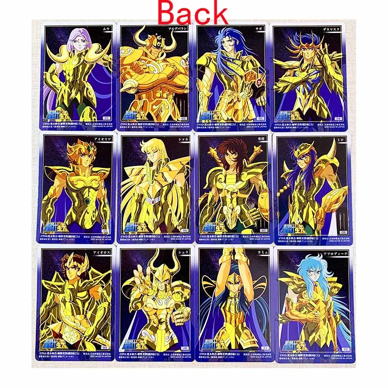 12 шт./компл. Saint Seiya Soul of Gold Toys Hobby коллекционная игра книга