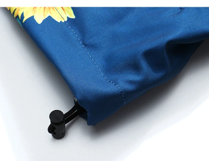 

2020 Men Sunflower Print Hip Hop Jackets Unisex Harajuku Streewear Loose Size Thin Windbreaker Womens Jackets Coats Tops