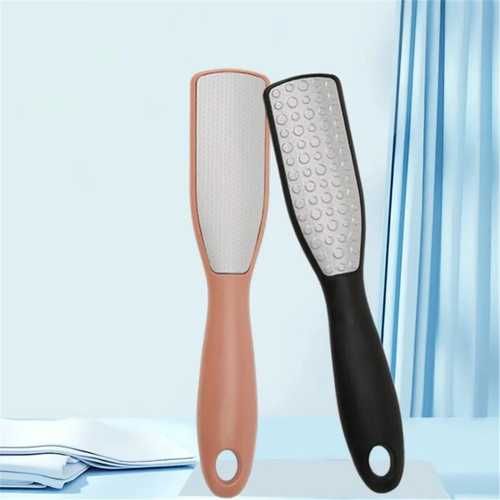 

Double-sided Stainless Steel Foot Rasp Foot File Foot Scrubber Scraper Pedicure Tools Callus Dead Skin Remover Foot Care Brush
