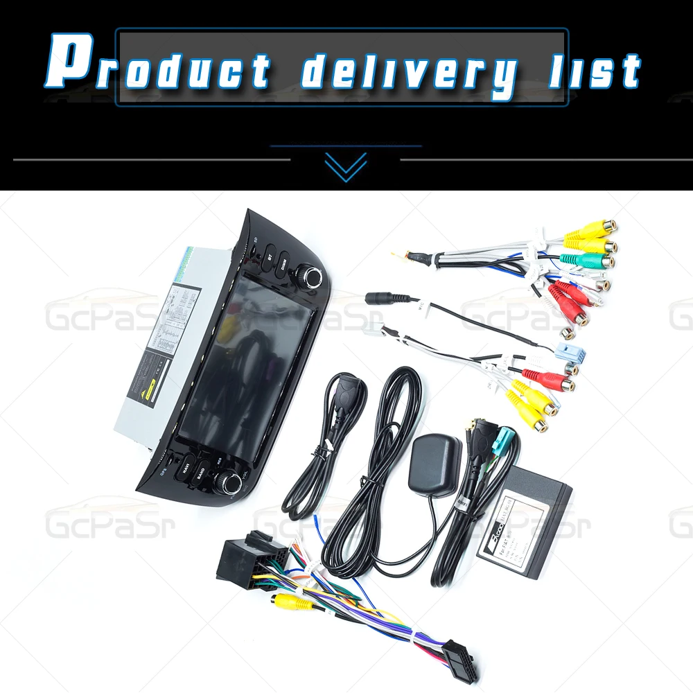 Автомагнитола 1Din 4 ГБ 64 Android DVD проигрыватель мультимедийный плеер для Fiat/Linea/Punto evo
