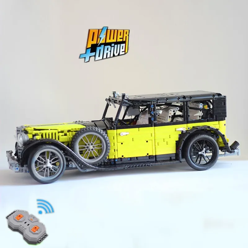 

2020 New Lepinings building block technology moc-14807 Classic car-Benz 770 master car remote control assembling toy model Gift
