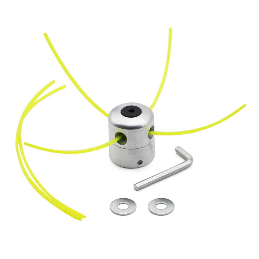 Универсальная головка триммера алюминиевая для аксессуар газонокосилки с