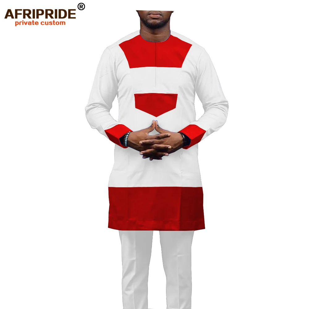 2019 африканская Мужская рубашка традиционный костюм одежды племенная верхняя