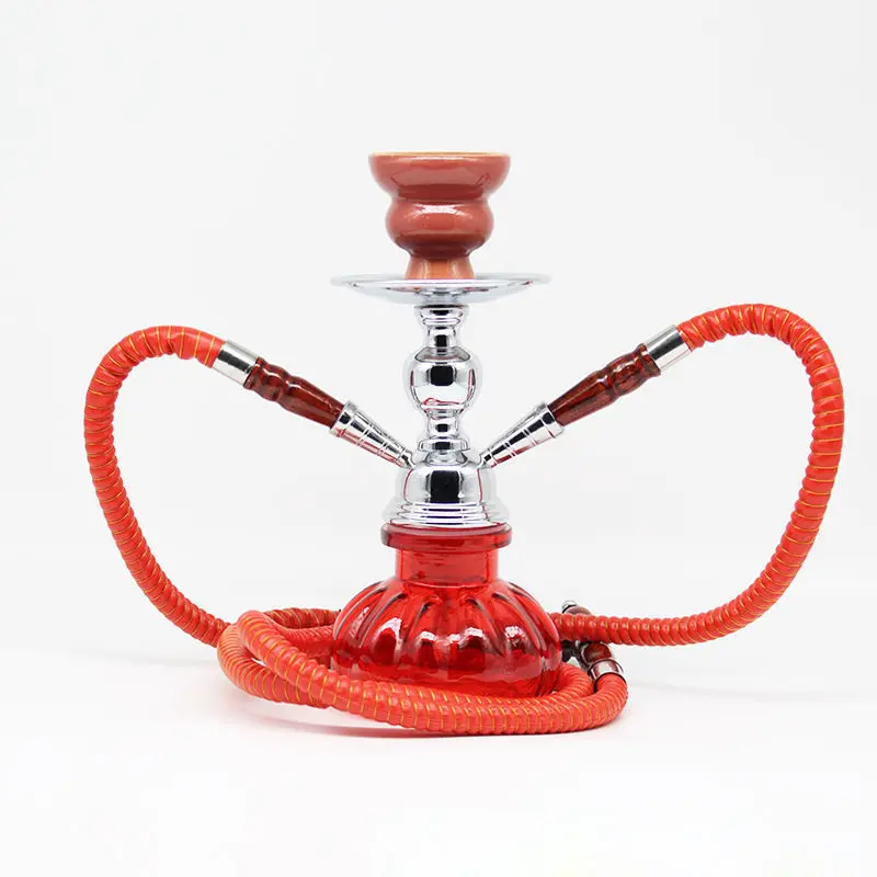 

Portable Glass Hookah Set for Smoking Shisha Narguile Chicha Sheesha with Hose Bowl Water Pipe Gadget for Men Apply To Ktv Bar