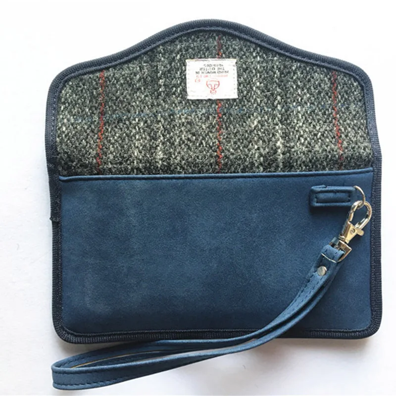 Woolen Faraday Key RFID Signal Blocker Bags Anti Radiation Protection Cell Phone Bag FOB Protector Pouch For Keyless Car BAG1051
