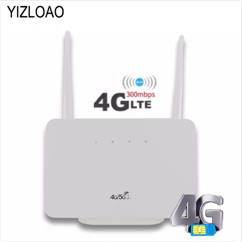 

Роутер YIZLOAO 4G Lte, Sim-карта CPE, 4G модем, беспроводная точка доступа, Wi-fi широкополосный 2 Wifi антенна, Wi-fi роутер, сетевой шлюз