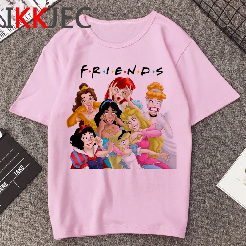 Новая забавная футболка с героями мультфильмов Друзья ТВ Для женщин Ullzang лучшими
