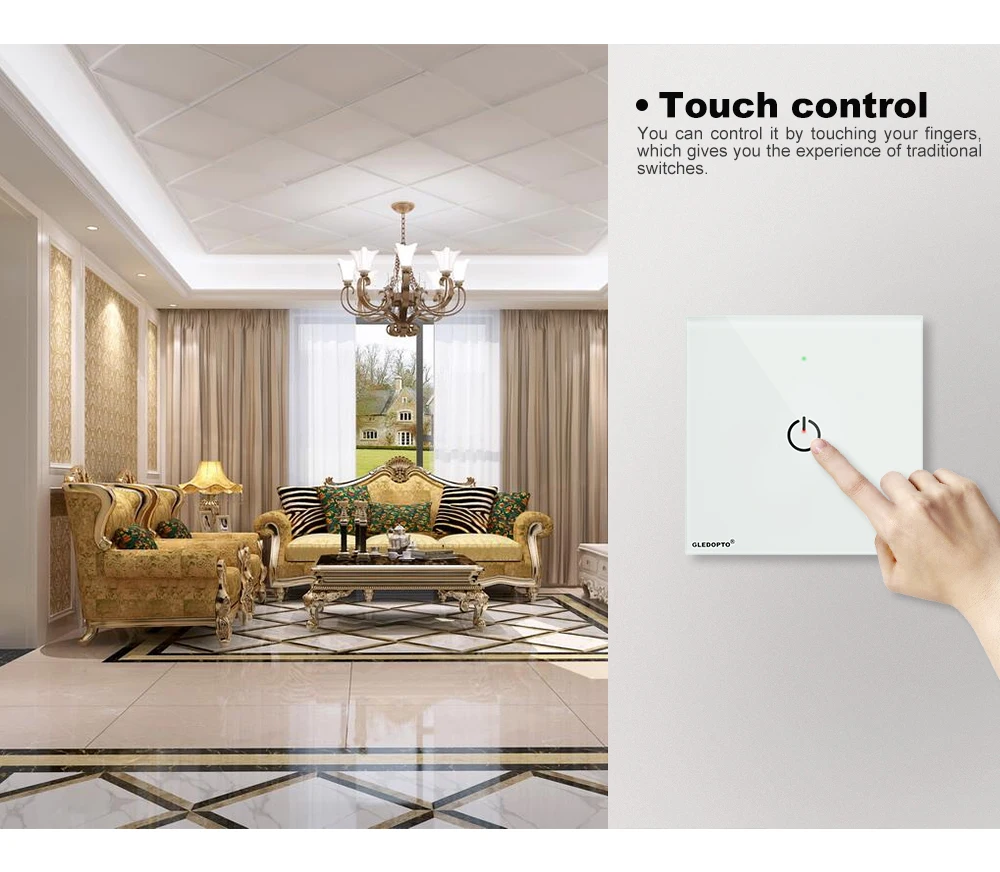 ZIGBEE настенный выключатель AC100 240V лампы Zigbee светодиодный дистанционный умный