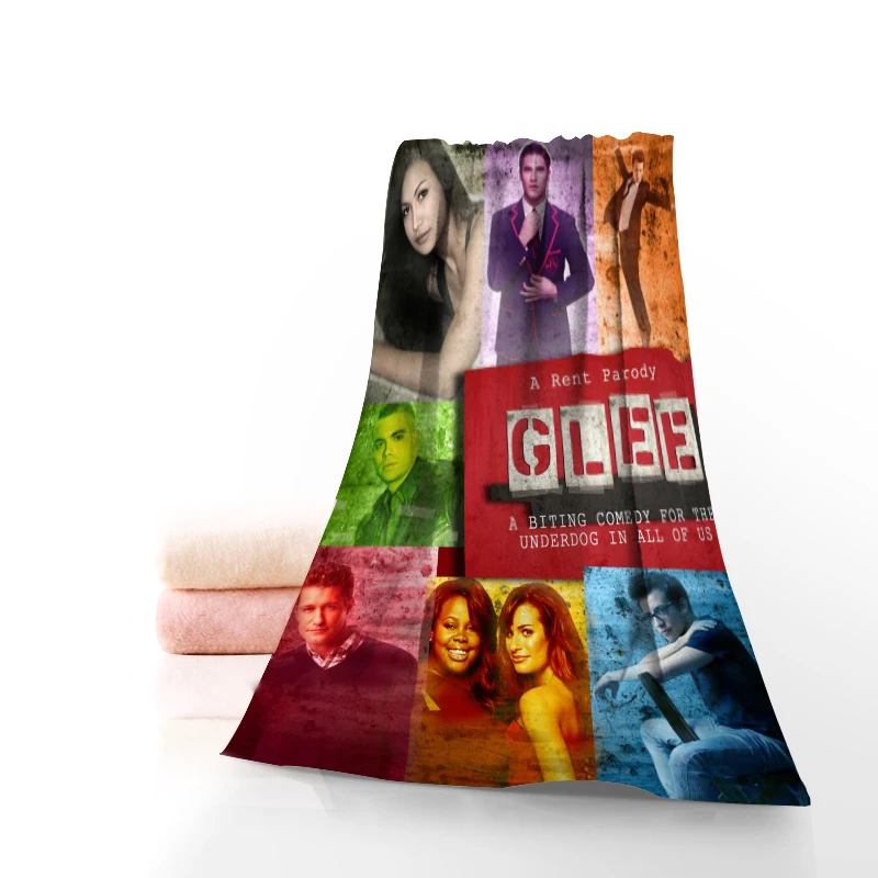 Модное банное полотенце Glee на заказ салфетка для ванной домашний текстиль