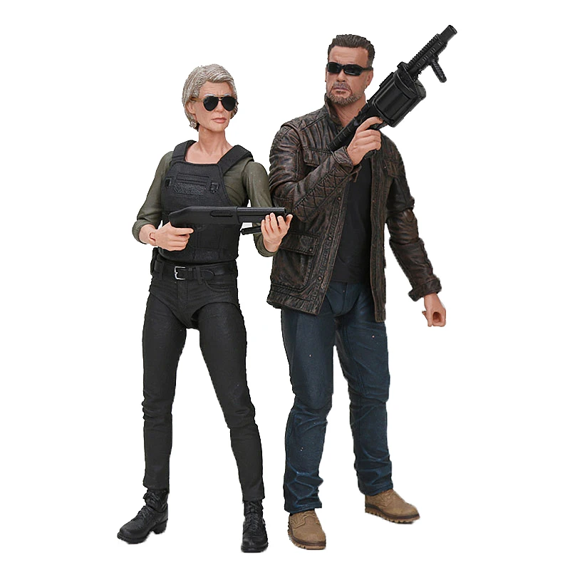 18 см NECA Терминатор T-800 темного рока Сара Коннор движущаяся фигурка Коллекционная